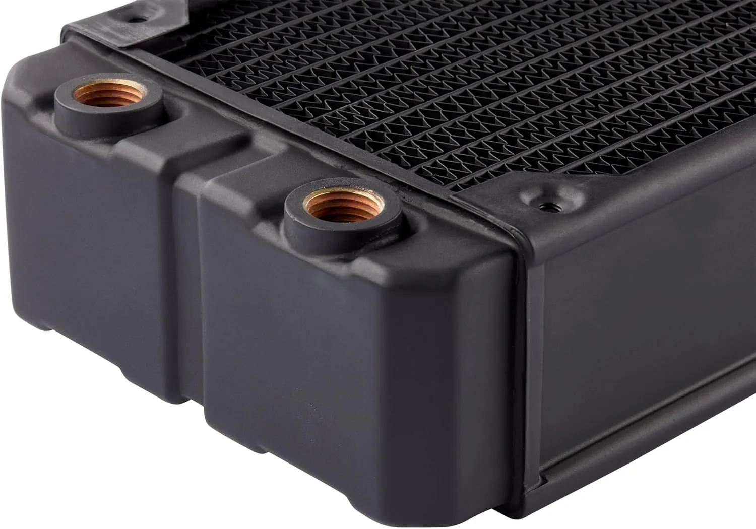 Corsair Hydro X Series, XR7 480mm Water Cooling Radiator (Quad 120mm Fan Mounts, Easy Installation, Premium Copper Construction, Polyurethane Coating, Integrated Fan Screw Guides) Black