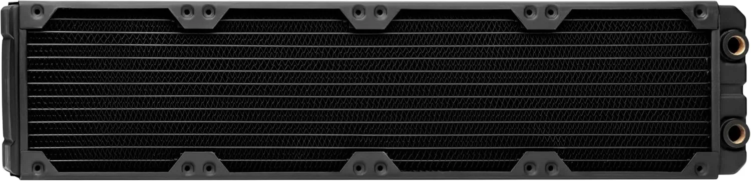 Corsair Hydro X Series, XR7 480mm Water Cooling Radiator (Quad 120mm Fan Mounts, Easy Installation, Premium Copper Construction, Polyurethane Coating, Integrated Fan Screw Guides) Black