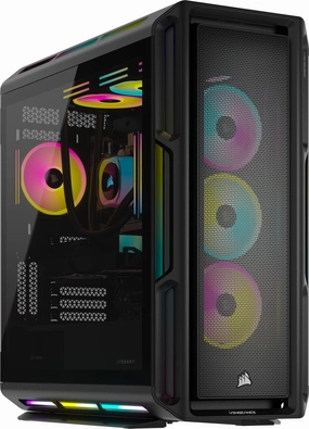 Corsair Vengeance a8200 Gaming PC – Liquid Cooled AMD Ryzen 9 9900X CPU – NVIDIA GeForce RTX 5080 GPU – 64GB Dominator Platinum RGB DDR5 Memory – 2 2TB M.2 SSD – Black