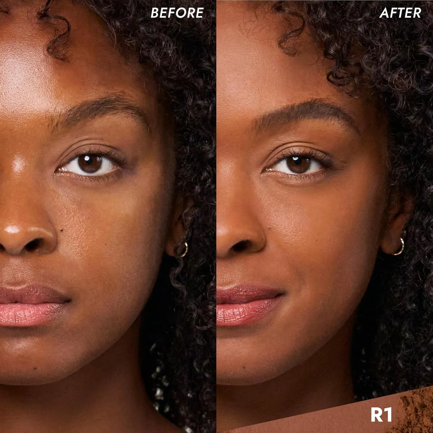 COVER FX Pressed Mineral Foundation - Shade R1 - Weightless Powder Foundation - Buildable Light to Full Coverage - Matte Finish - All Skin Types