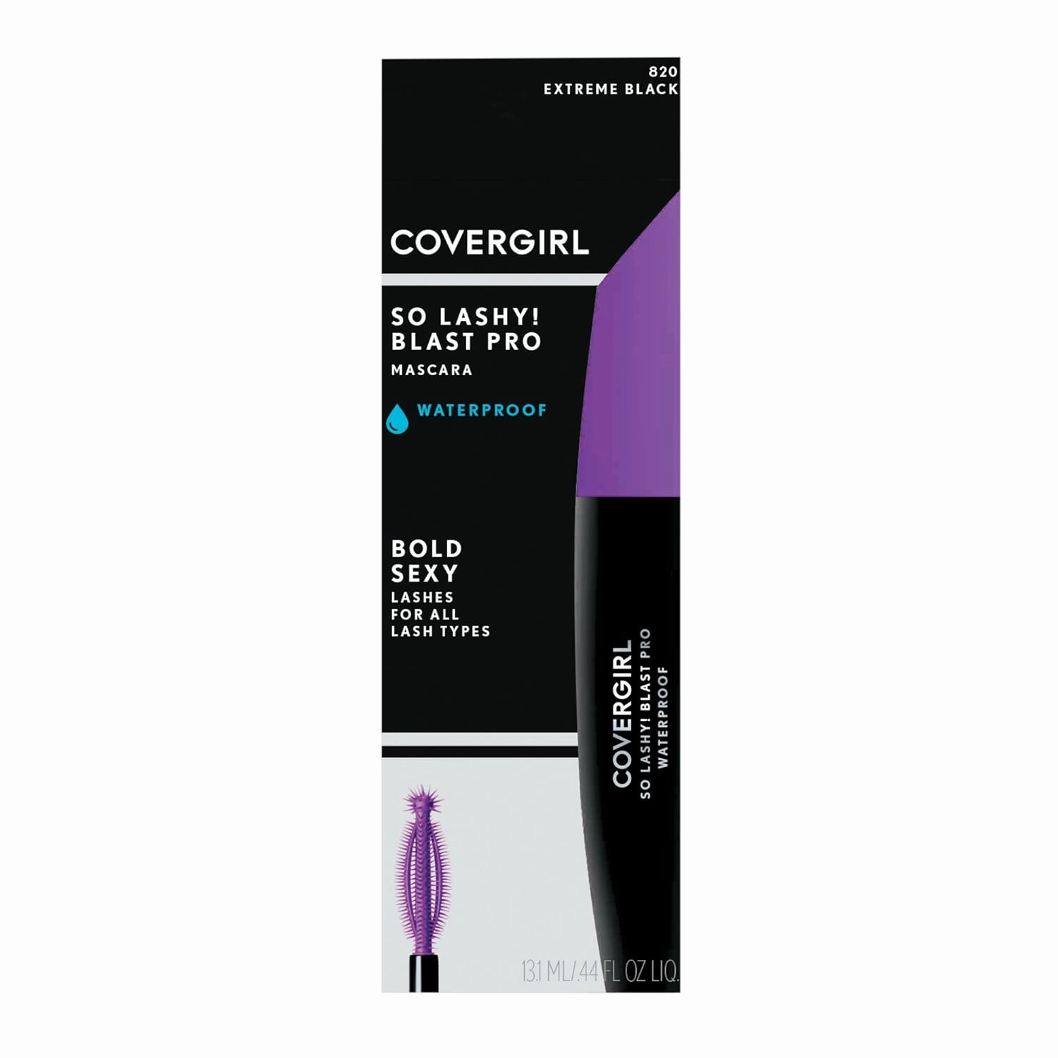 COVERGIRL So Lashy! blastPRO Waterproof Mascara Extreme Black .44 fl oz (13.1 ml) (Packaging may vary)