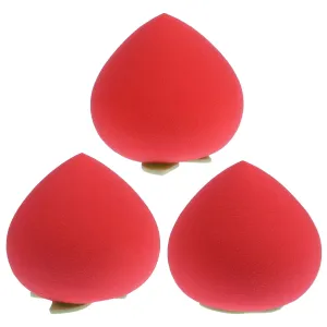 Cute Makeup Sponge Egg 3pcs Fruit Beauty Sponge Makeup Puff Face Makeup Foundation Cosmetology Kit Powder Cream Face Sponge Lady Tools Miss Makeup Tools The Face
