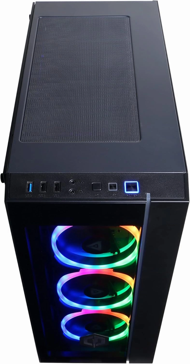 CYBERRPOWERPC Gamer Xtreme VR Gaming PC, Intel Core i7-12700KF 3.6GHz, GeForce RTX 3060 12GB, 16GB DDR4, 500GB PCI-E NVMe SSD, 2TB HDD, WiFi Ready & Win 11 Home (GXiVR8400A10), Black