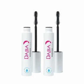 DABALASH Daba Duo 24-Hour Waterproof Mascara Twin Pack with 100% Natural Beeswax – Promotes Longer, More Voluminous & Defined Lashes for All Day Wear – Two 0.45 oz Mascaras, Very Black
