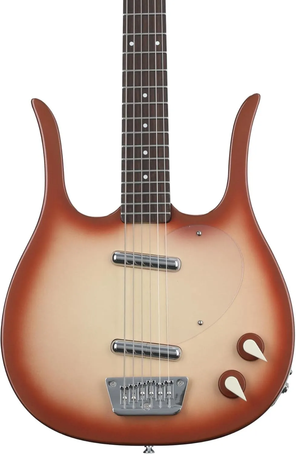 Danelectro Longhorn Baritone Electric Guitar - Copper Burst