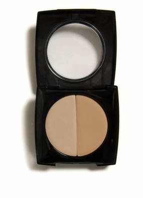 Danyel' Cream Compact Foundation Duo Blenders .5 Oz. Ivory Petal/Soft Beige