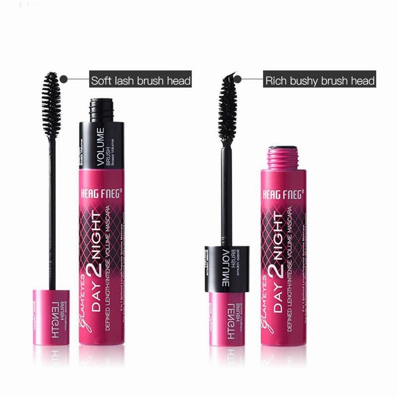 Day 2 Night Waterproof Mascara - 12 HR Hold - Add Volume & Length