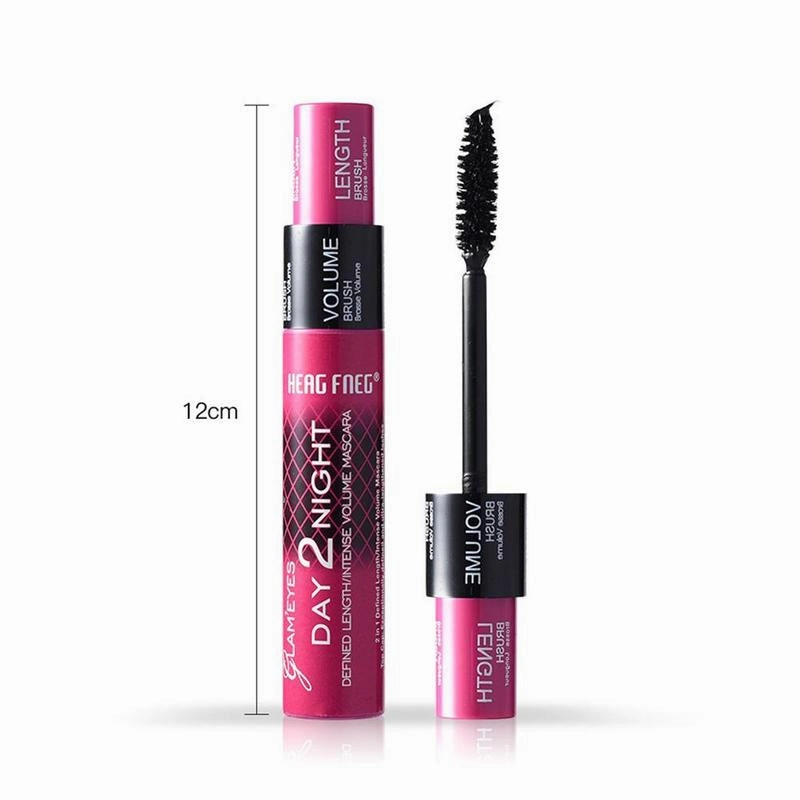 Day 2 Night Waterproof Mascara - 12 HR Hold - Add Volume & Length