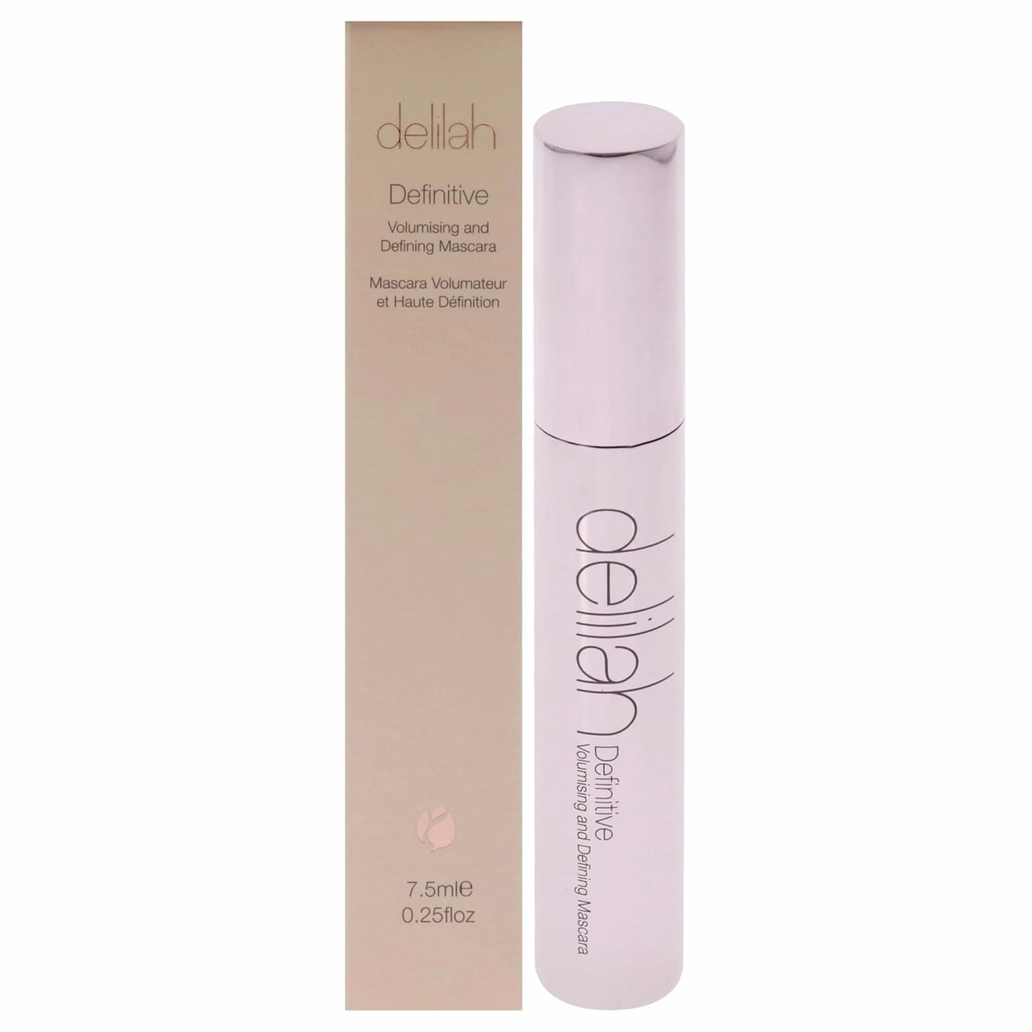 Definitive Volumising And Defining Mascara - Carbon - Unique Y-Shaped Brush - Strengthening, Lengthening Black Mascara For Soft Eye Lashes - Vegan - Cruelty free - 7.5 ml / 0.25 Oz