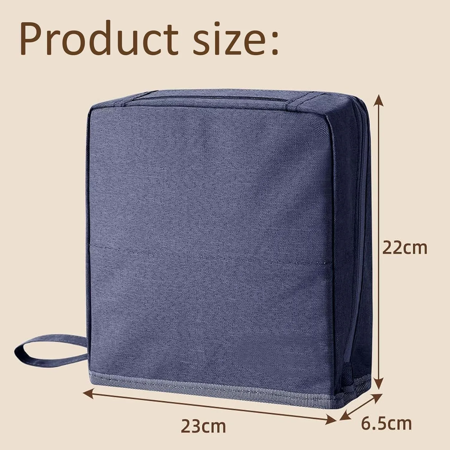 Doresty Makeup Bag, Standing Makeup Bag Portable, Multi-purpose Large Capacity Oxford Cloth Standing Make Up Bag, Waterproof Cosmetic Toiletry Bag with 8 Compartments (Black)