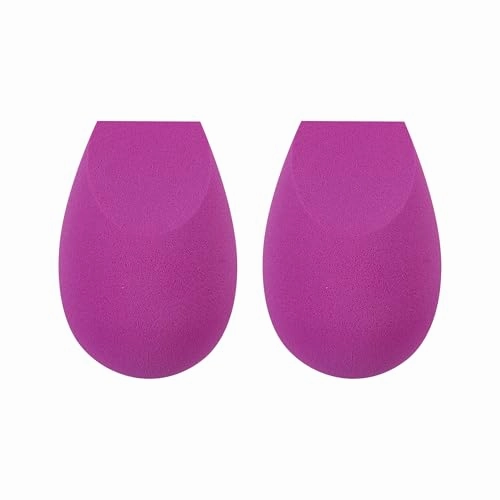 EcoTools Bioblender Makeup Sponge Duo, Compostable Makeup Blender, For Liquid & Cream Foundation, Seamless Application, Eco-Friendly Beauty Sponge, Cruelty-Free & Latex Free, 2 Count