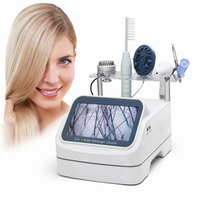Elitzia 5 in 1 Hair Analysis Multifunction Hair Care Machine Scalp Massage Skin Detector Black Hair Natural Growth Health Deep Conditioning 200x Times Magnification Scalp Professional Salon ET2206