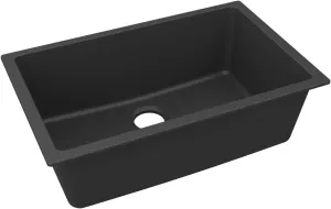 Elkay ELGRU13022MB0 Quartz Classic 29-1/2" x 18-3/4" x 9-1/2", Single Bowl Undermount Sink, Matte Black