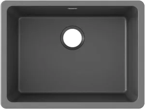 Elkay ELGU2522GY0 Quartz Classic Single Bowl Undermount Sink, Dusk Gray