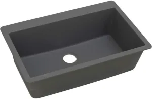 Elkay Quartz Classic ELGR13322GY0 Dusk Gray Single Bowl Top Mount Sink