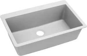 Elkay Quartz Classic ELGR13322WH0 White Single Bowl Top Mount Sink