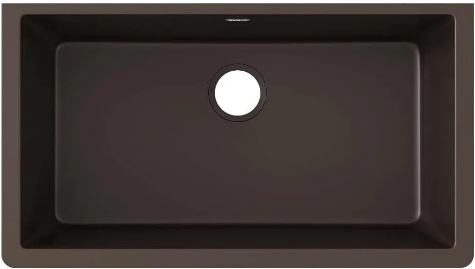 Elkay Quartz Classic ELGRU13322MC0 Mocha Single Bowl Undermount Sink
