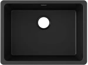 Elkay Quartz Classic ELGU2522BK0 Single Bowl Undermount Sink, Black