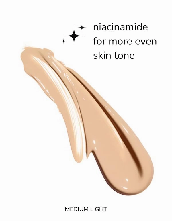 Emani HydraWear Brightening Foundation – Buildable Coverage, Safe for Sensitive Skin – Long-Lasting Hydration, Hyaluronic Acid, Silicone Free, Vegan and Cruelty-Free, Golden Amber