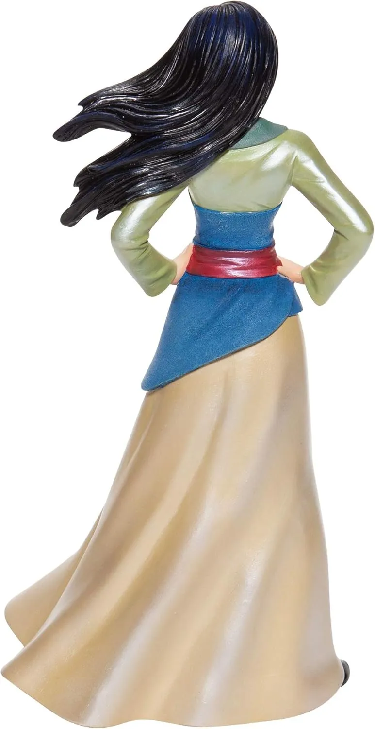 Enesco Disney Showcase Couture de Force Mulan Figurine, 8.07 Inch, Multicolor