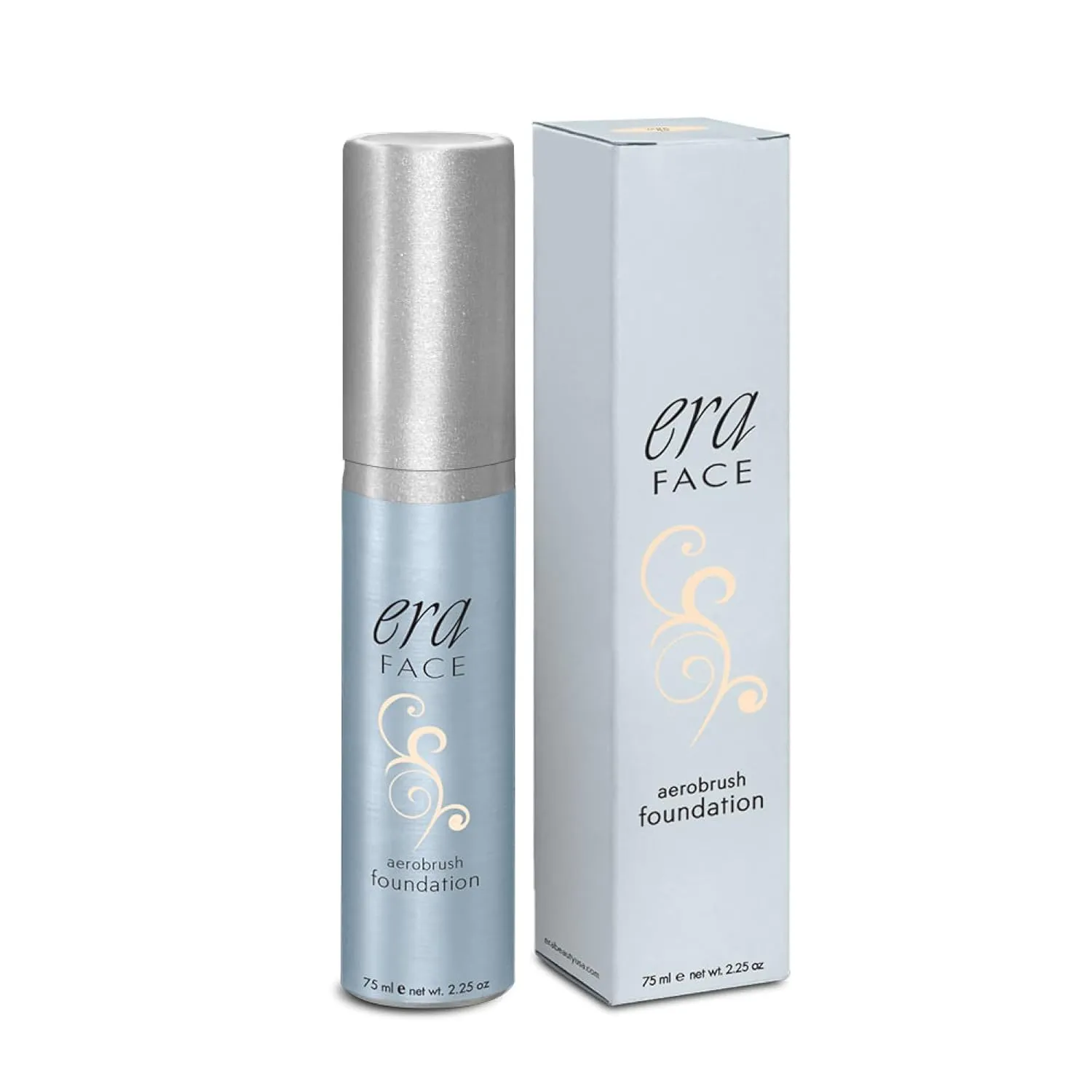 ERA Face spray makeup (R2 Ivory, 2.25 oz) - airbrush foundation, everyday, buildable, professional spray on cosmetics by Era Beauty