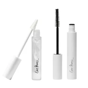 Ere Perez - Avocado Waterproof Black Mascara   Aloe Gel Lash Eyebrow Mascara BUNDLE | Sensitive Eye Safe, Vegan, Cruelty-Free Clean Beauty