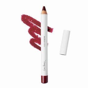 Ere Perez - Natural Coco Crayon Hydrating Lip Color | Baobab   Coconut Oil, Silica, Vitamin E | Protect, Nourish, Repair | Vegan, Cruelty-Free, Clean Beauty (Rebel, 0.01 oz | 3 g)