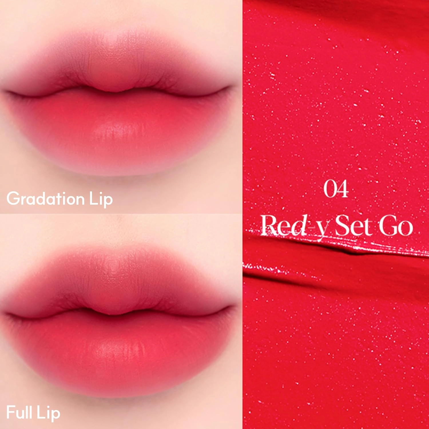 Espoir Lipstick Nowear Volume Matte #4 Red-y Set Go 0.1oz | Airy Velvet Matte Lip | Long-Lasting Vibrant Color | Soft Creamy Texture like Cloud | Cruelty-Free | Korean Lip Makeup