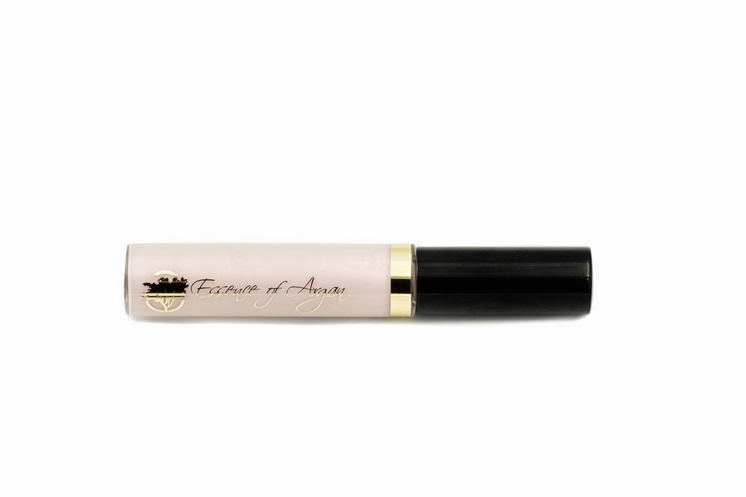 Essence of Argan Lash Conditioner Mascara & Nourishing Lip Gloss Plumper with Organic Argan Oil - Waterproof Black Mascara Plus Plumping Lip Balm for Voluptuous Sexy Lips and Longer Stronger Lashes