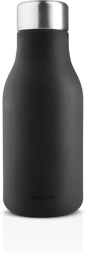 EVA SOLO | Liquid Soap Squeeze Dispenser 7oz | Decorative Soft Silicone Dispenser | Danish Design & Functionality | Black