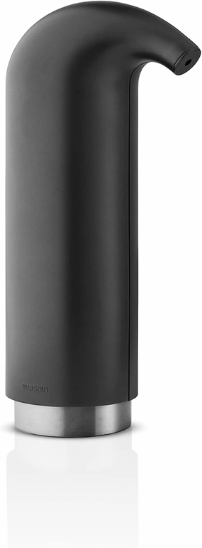 Eva Solo | Liquid Soap Squeeze Dispenser | Decorative Soft Silicone Dispenser | Danish Design & Functionality | Black
