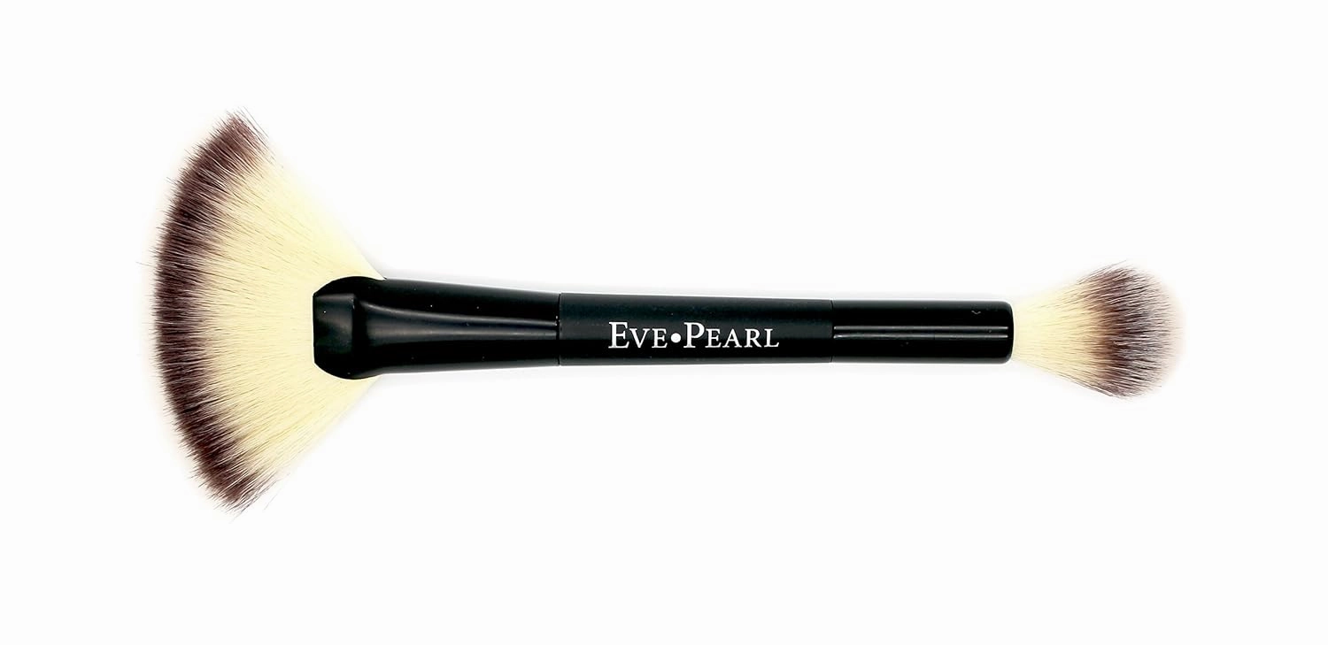 EVE PEARL 5 Pcs Flawless Face, Contour, Brushes and Lip Collection Highlighter Makeup Complete Set of Foundation Full Covarage Blush Lipstick with Professional Brushes (Deep)