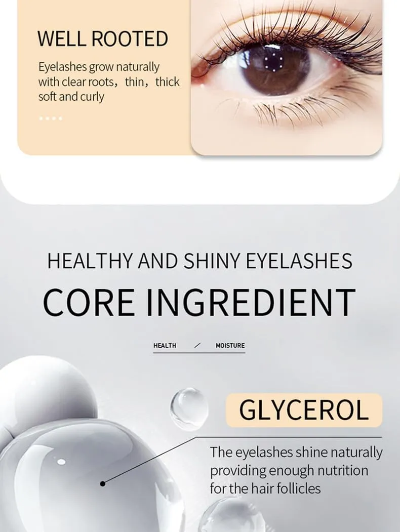 EYELASH NOURISHING LIQUID NOURISH HAIR (9pc, Black)
