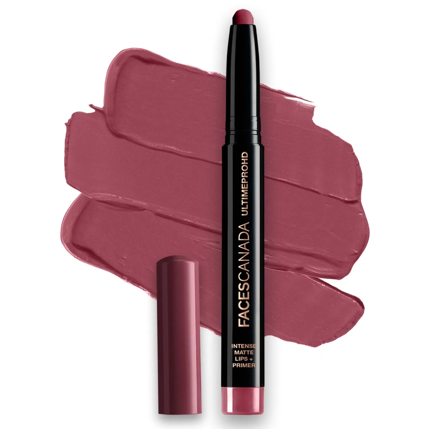 Faces Canada Hd Intense Matte Lipstick, Feather Light Comfort, 10 Hrs Stay, Primer Infused, Flawless Hd Finish, Made In Germany, Brown, Red, Pink, Purple, Nude Lip Color, Magnetic, 0.05 Oz