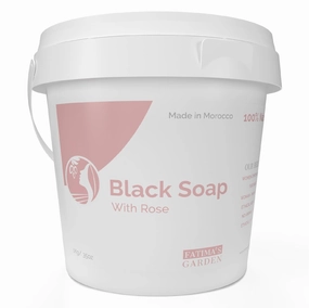 Fatima's Garden Aker Fassi Black Soap - Moisturizing Cleanser, 500g