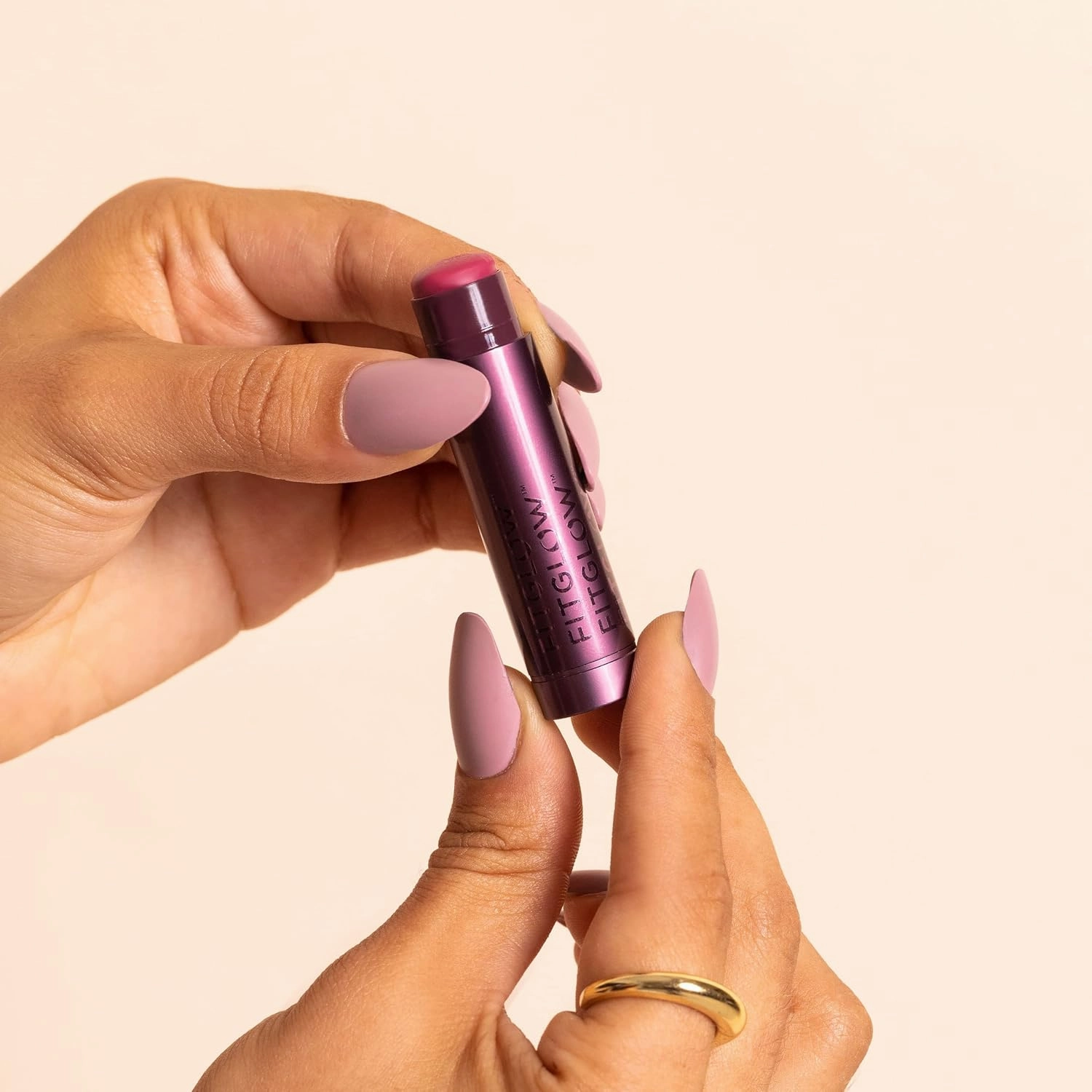 Fitglow Beauty - Cloud Collagen Lipstick Matte Balm | Vegan, Woman-Owned Clean Beauty (Alina, 0.14 oz | 4 g)
