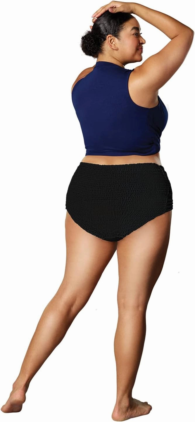 FitRight Fresh Start Incontinence and Postpartum Underwear for Women, XL, Black (12 Count) Ultimate Absorbency, Disposable Underwear with The Odor-Control Power of ARM & Hammer