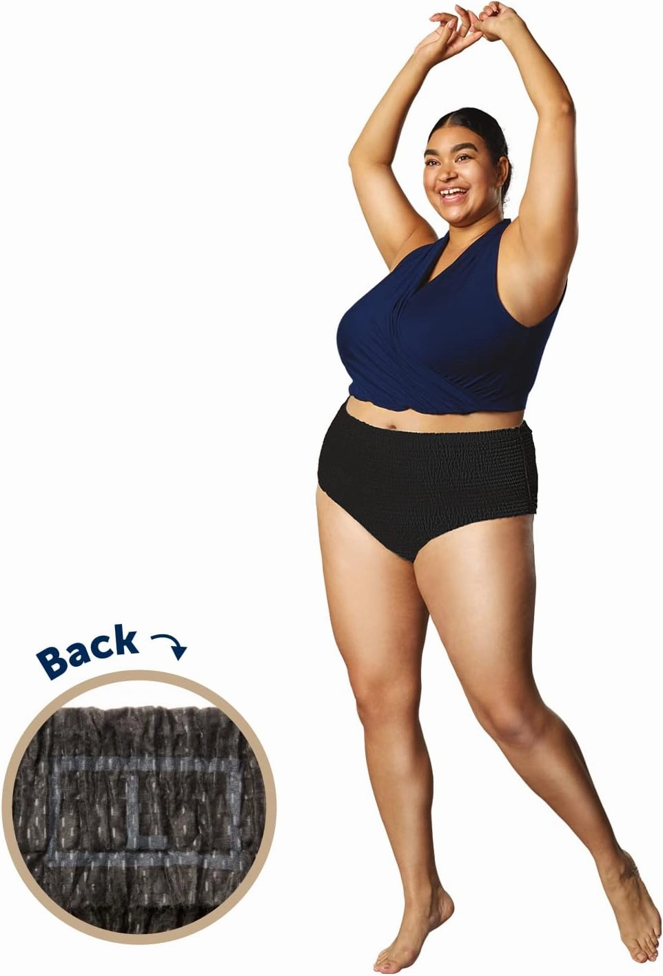FitRight Fresh Start Incontinence and Postpartum Underwear for Women, XL, Black (12 Count) Ultimate Absorbency, Disposable Underwear with The Odor-Control Power of ARM & Hammer