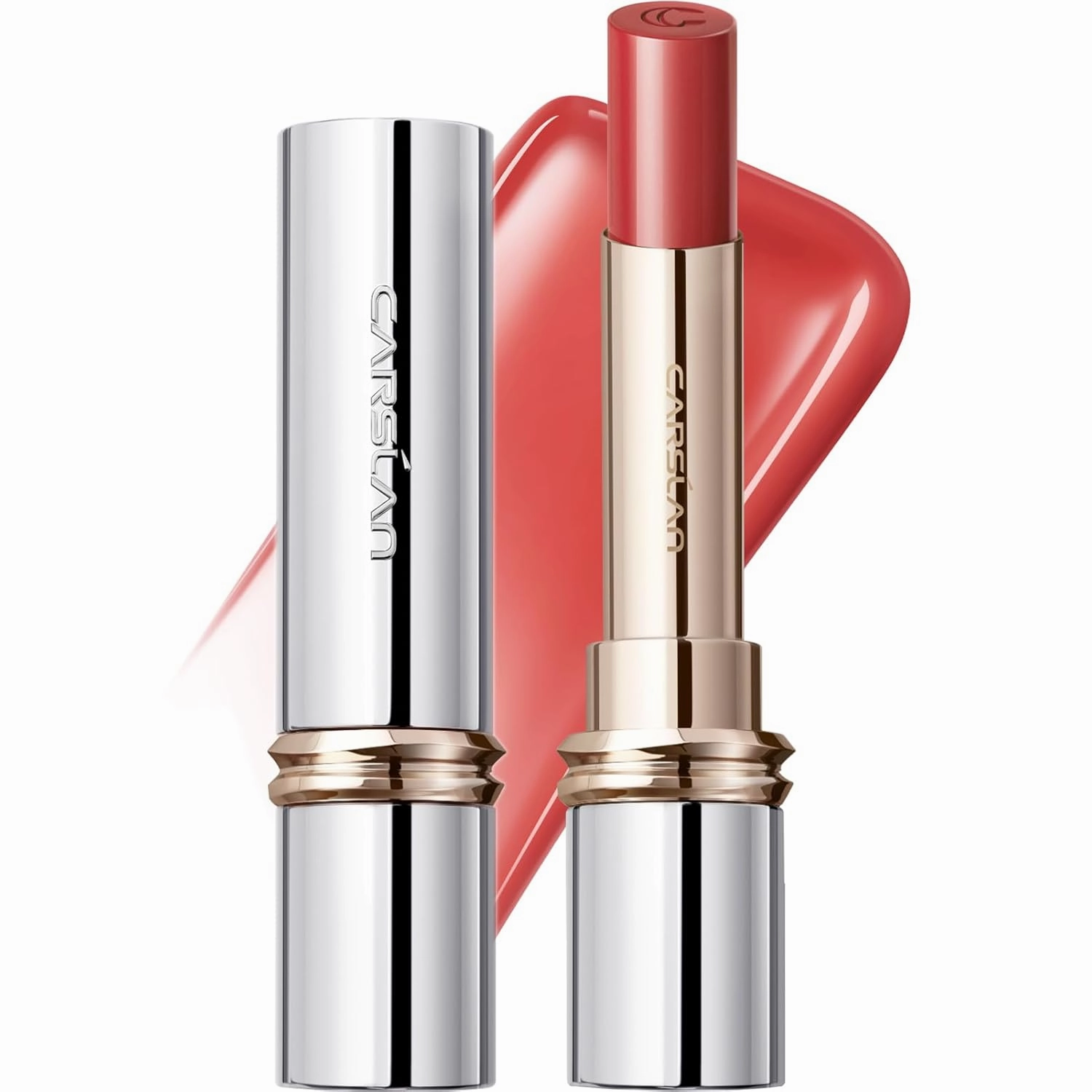 Flood Kissed Lipstick, Hydrating Lip Color Makeup, Natural Lip Gloss Finish with Hyaluronic Acid Formula, Shiny, Smooth, W04