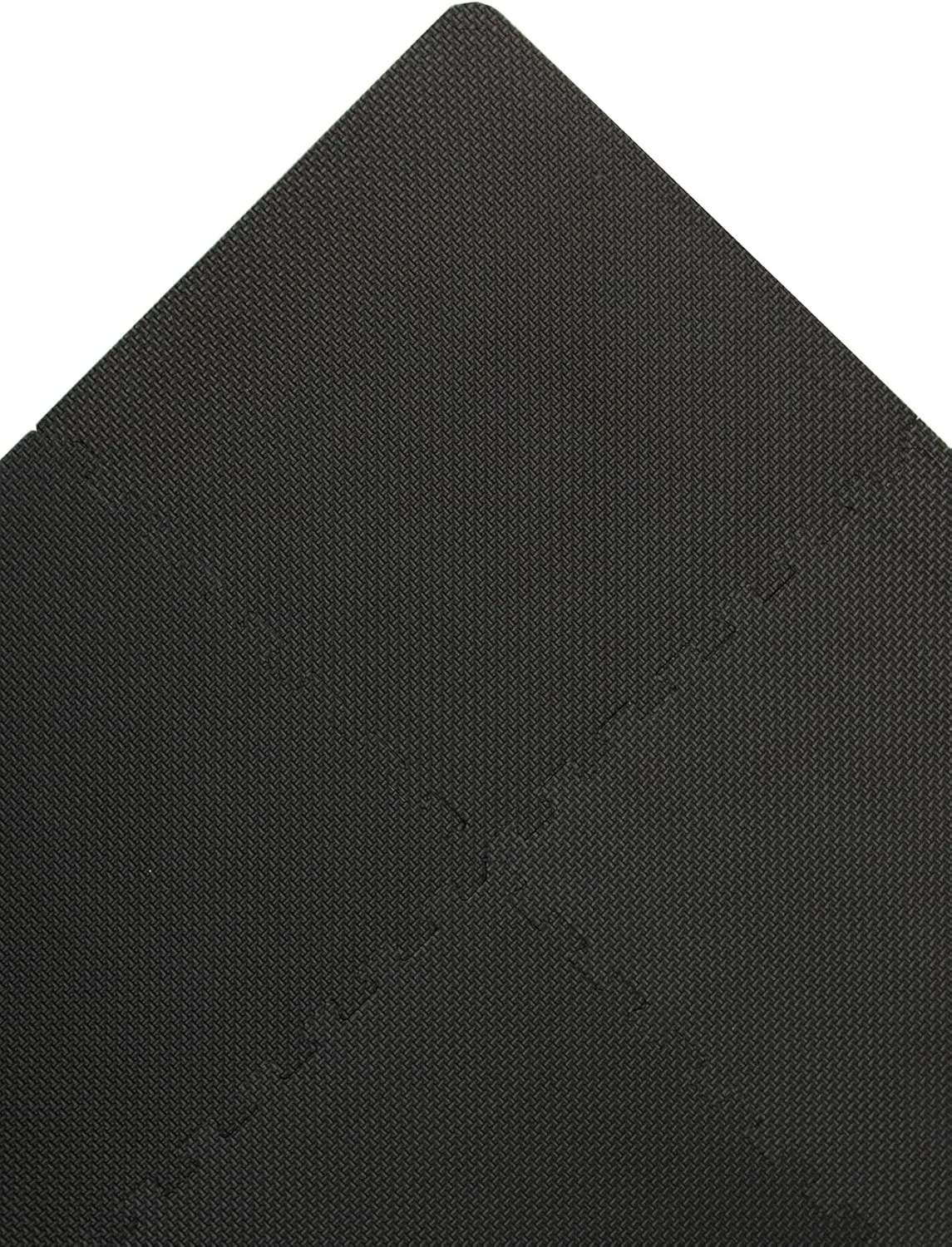 FloorPops Black Puzzle Interlocking Floor Tiles FPF 6361
