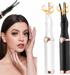 Fluttercurl Eyelash Curler, Flutter Curl Eyelash Curler, Arvilaro EyelashCurler,Heated Lash Curling Tool,Electric EyelashCurler for Instant Glam,Rechargeable Curler for Quick Heating Curling (2*Mix)