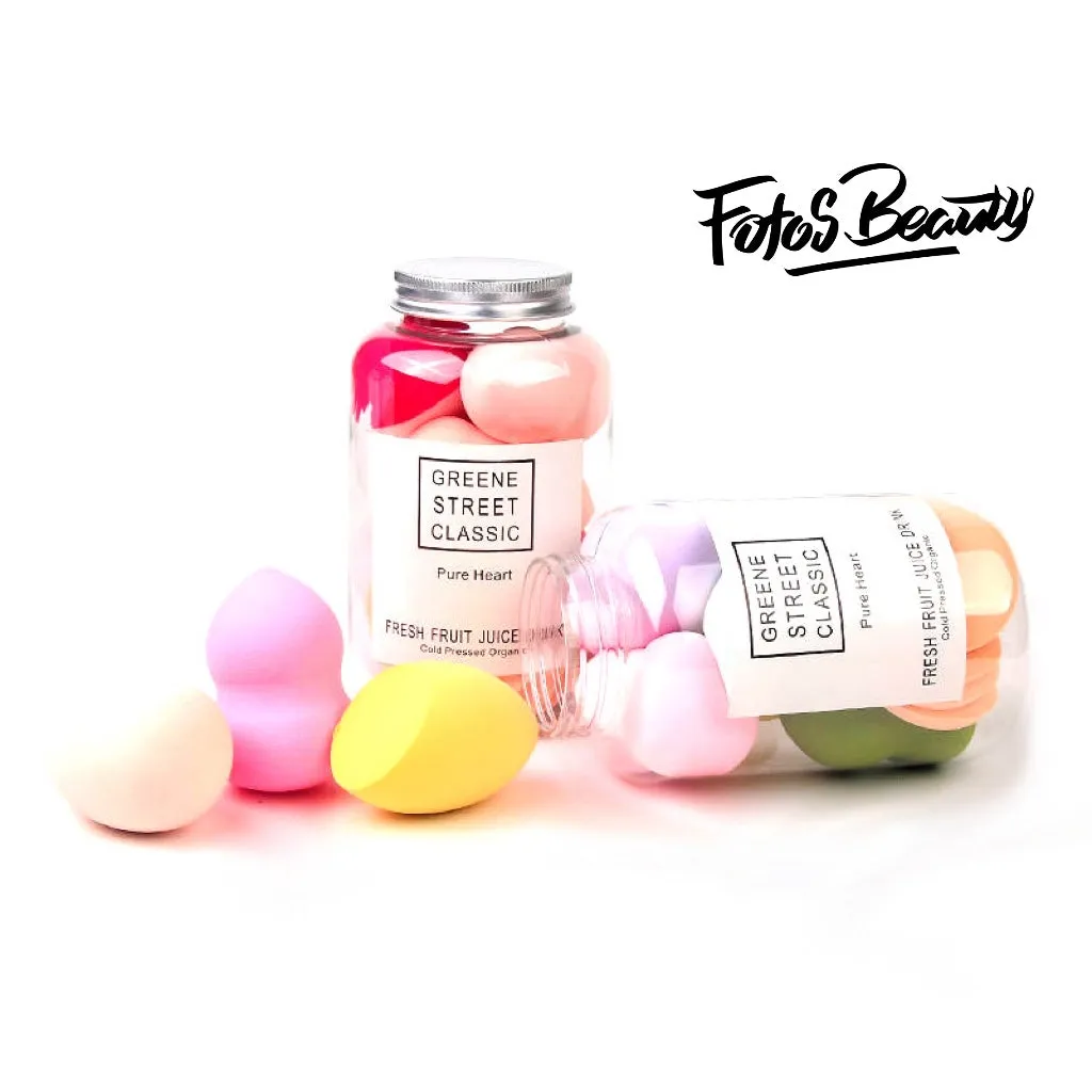 Fofosbeauty 10 pcs Set Multi-colored Makeup Spongers