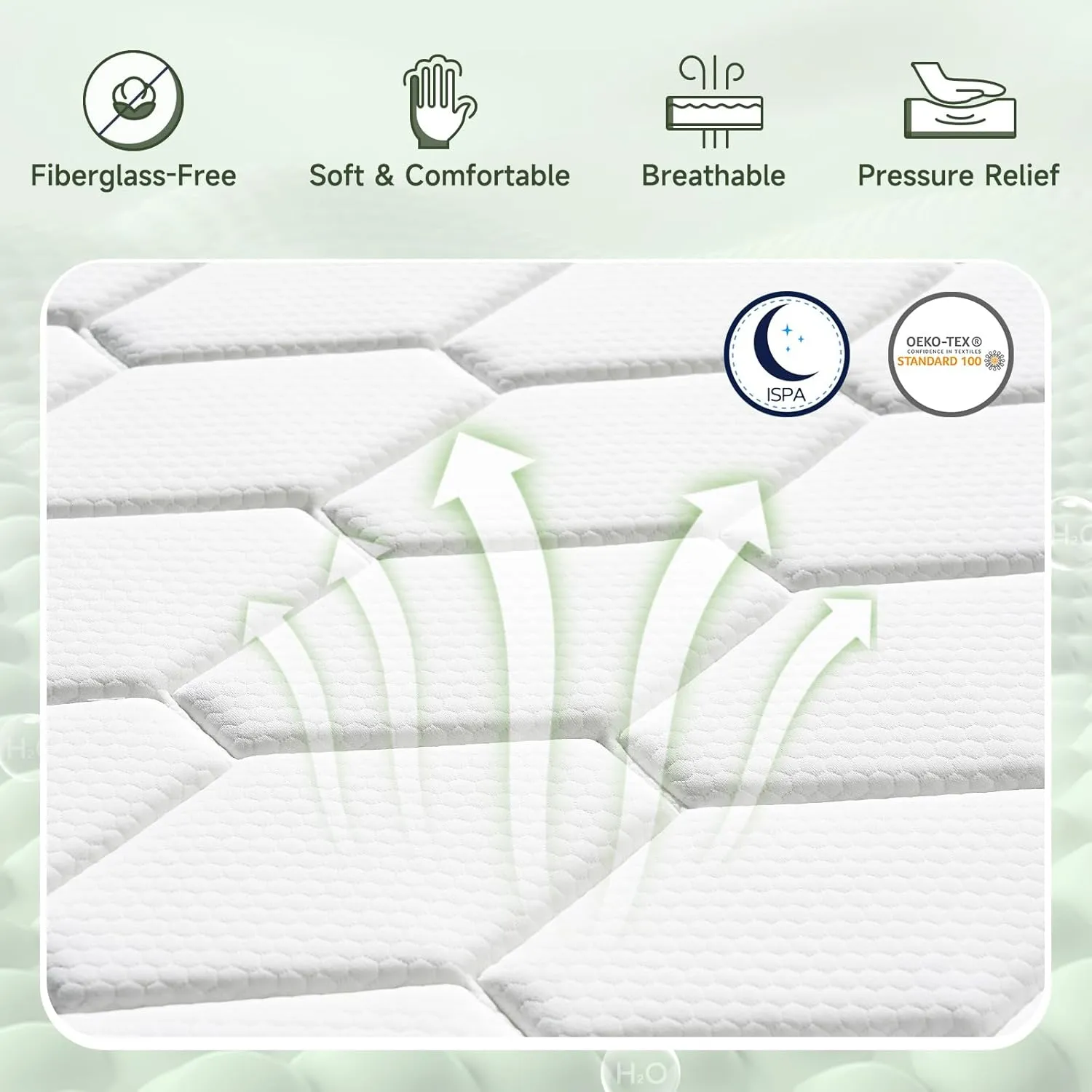 Full Mattress, 10 Inch Ultra Comfort Hybrid Mattresses Full Size, Foam with Independent Pocket Springs Mattress in a Box Pressure Relief & Supportive, Medium Firm
