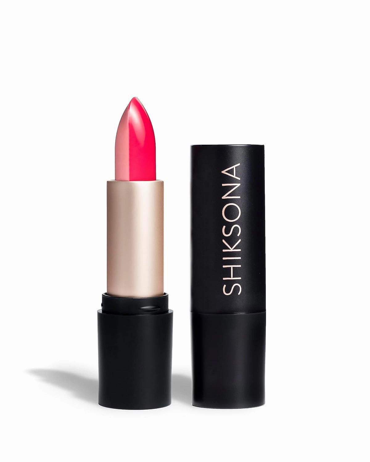 Full Coverage Split Bullet Matte Lipstick | Vegan | Gluten, Paraben and Cruelty Free, Creamy Lipstick in a Pink Nude/Watermelon Pink Matte combo (Multitasker)