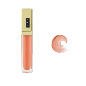 Gerard Cosmetics Color Your Smile Lip Gloss Coral Craze, Super Pigmented Pink Lip Gloss with LED Light and Mirror, Shiny Finish, Hydrating Liquid Lip Color, Cruelty Free and Made in USA