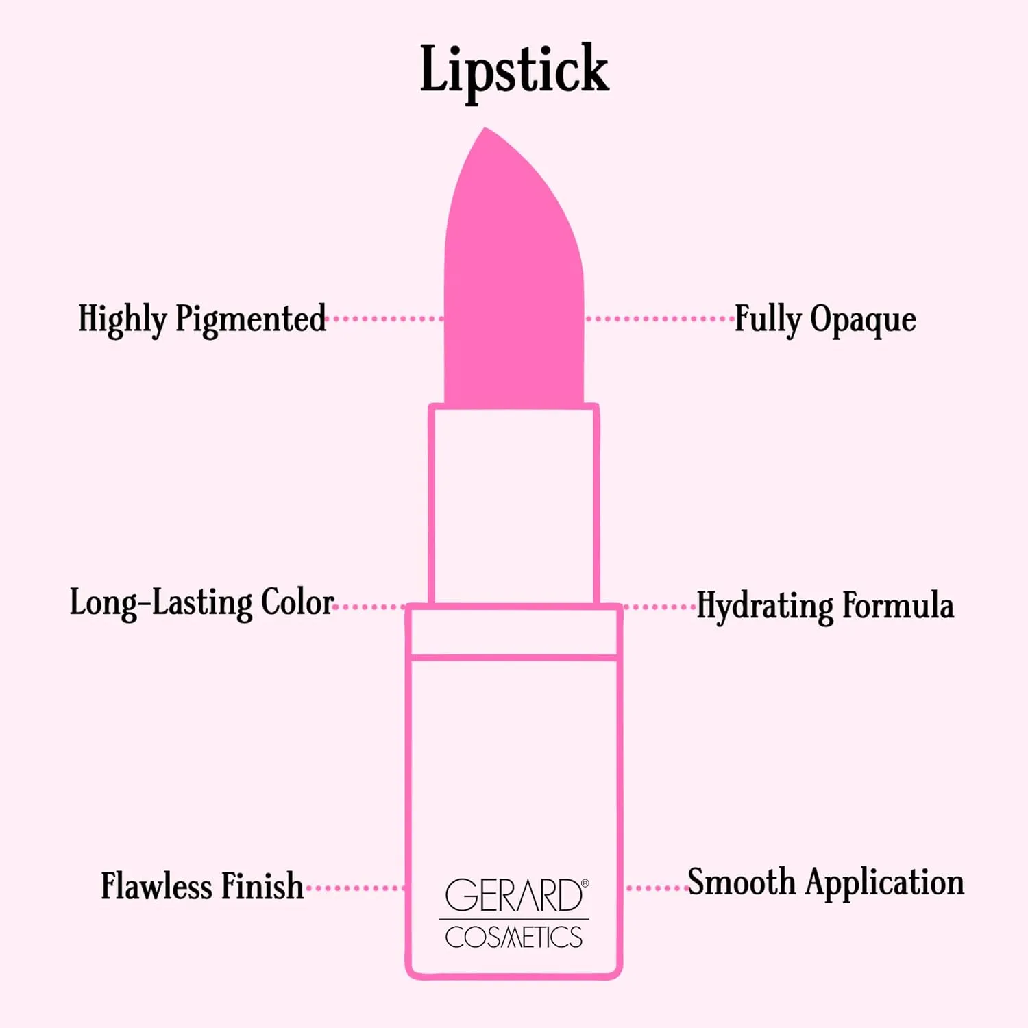 Gerard Cosmetics Lipstick Mystic Moon, Grey Mauve Lipstick with Luxe Satin Finish, Highly Pigmented, Smooth Formula with Hydrating Ingredients, Long Lasting, Cruelty Free & Made in USA