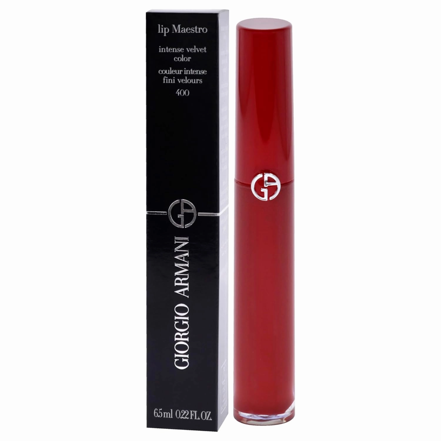 Giorgio Armani Lip Maestro Intense Velvet Color - 400 The Red for Women - 0.22 oz Lipstick