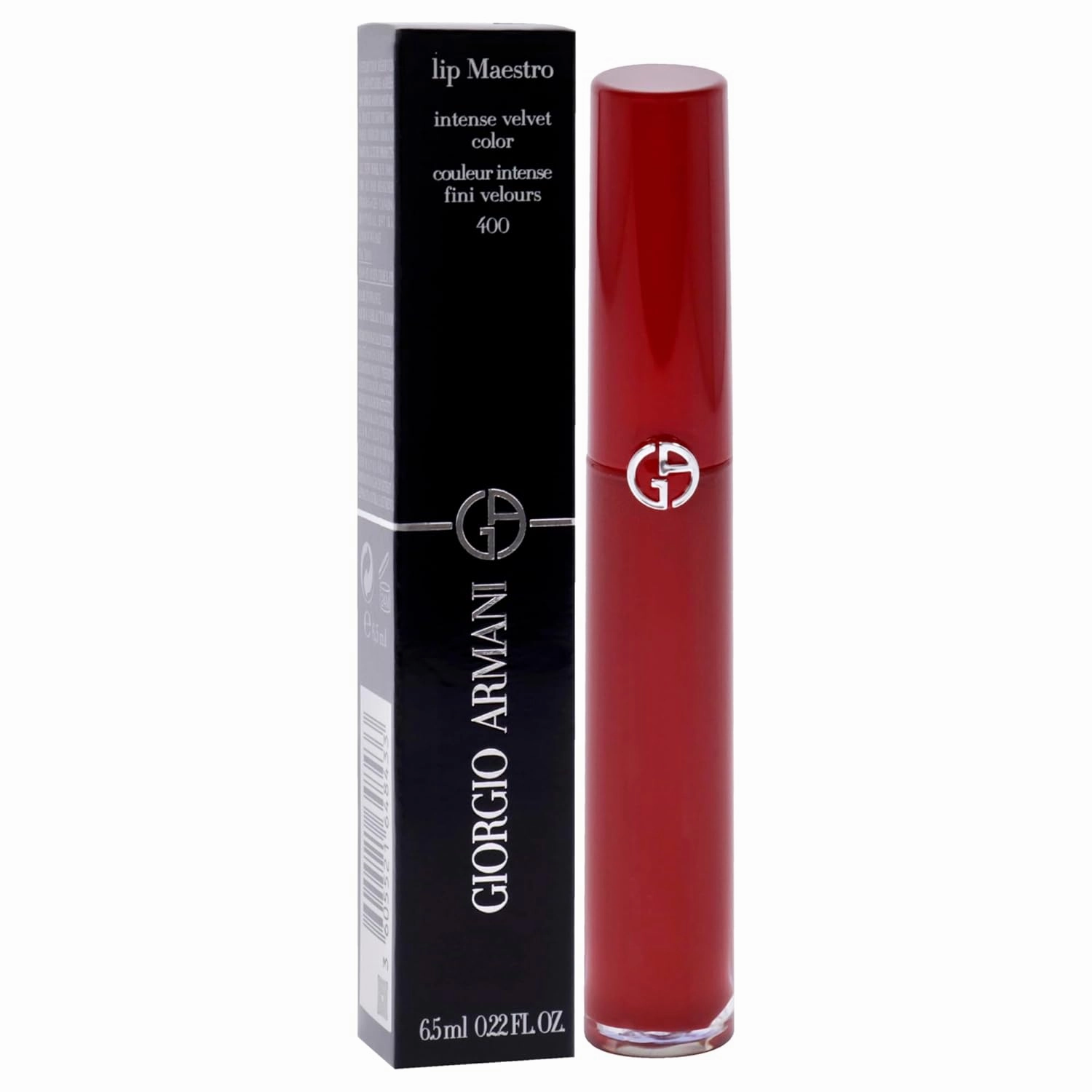 Giorgio Armani Lip Maestro Intense Velvet Color - 400 The Red for Women - 0.22 oz Lipstick