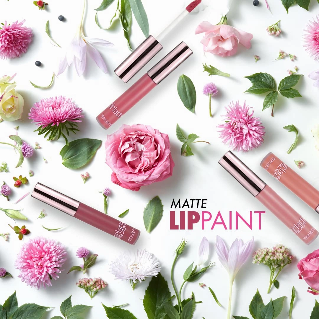 Girlactik Long Lasting Matte Lip Paint Liquid Lipstick in Allure- Long wearing, Smooth Application, Pigmented, Non-Crack Formula, Lightweight, 7.5 ml / .25 oz, (Ooh la la)