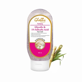 Gl.obus Remedies Glycolic & 1% Salicylic Acid Face wash For Acne Control - 100 ml